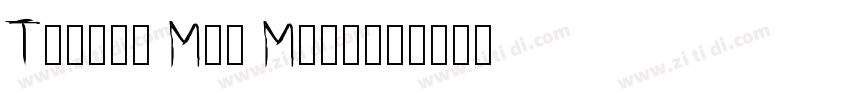 Thomas Mag Medium字体转换